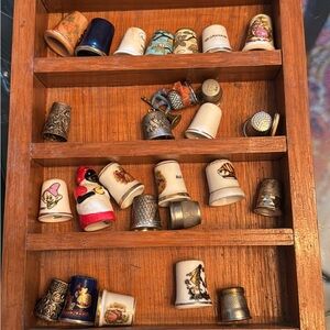 Vintage Thimble Collection with Assorted Designs